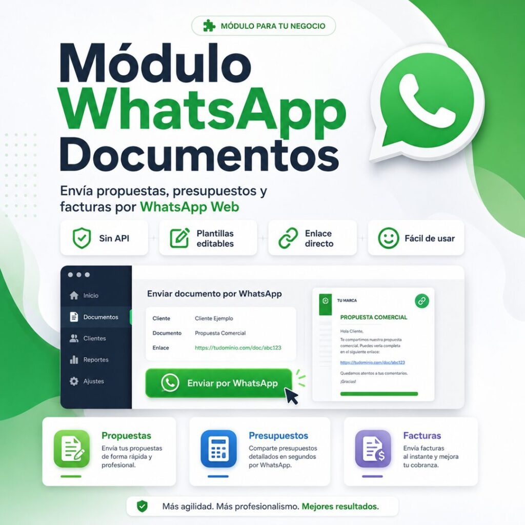Módulo Enviar por Whatsapp para Perfex CRM